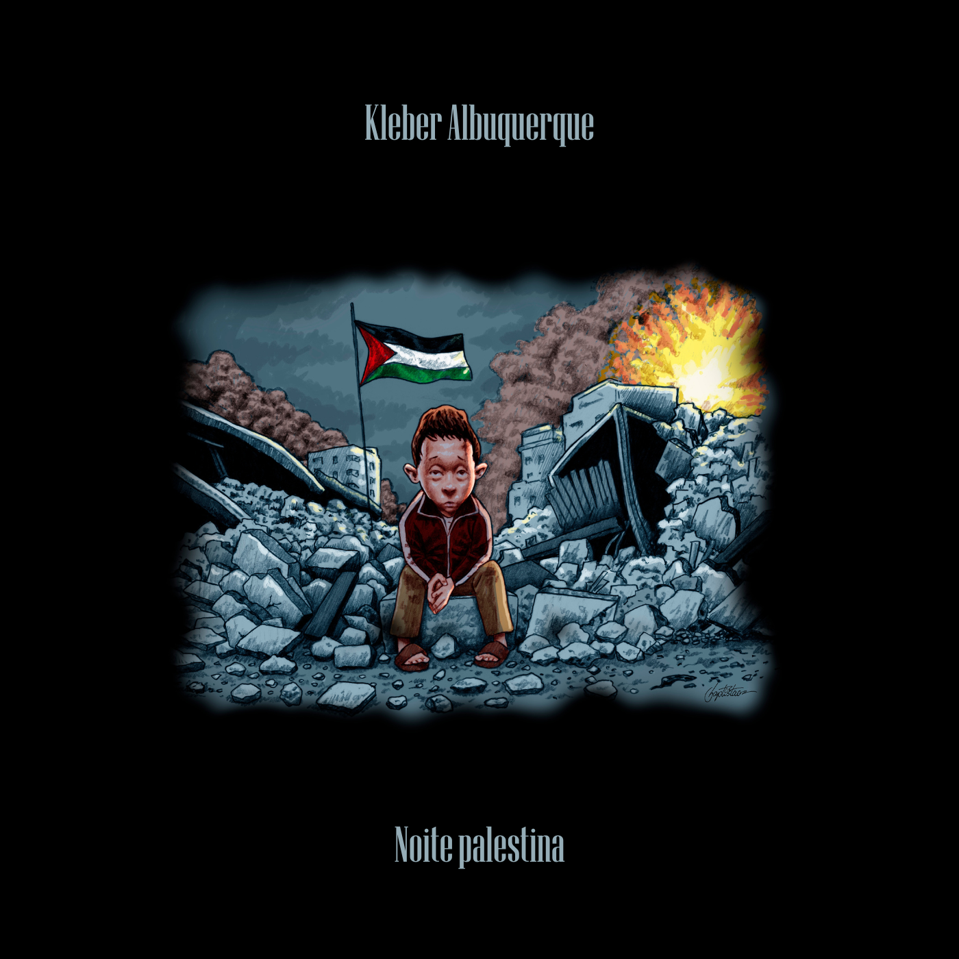 Capa do single Noite palestina